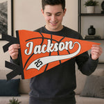 Basketball Player Custom Name And Number - Personalized Pennant 3