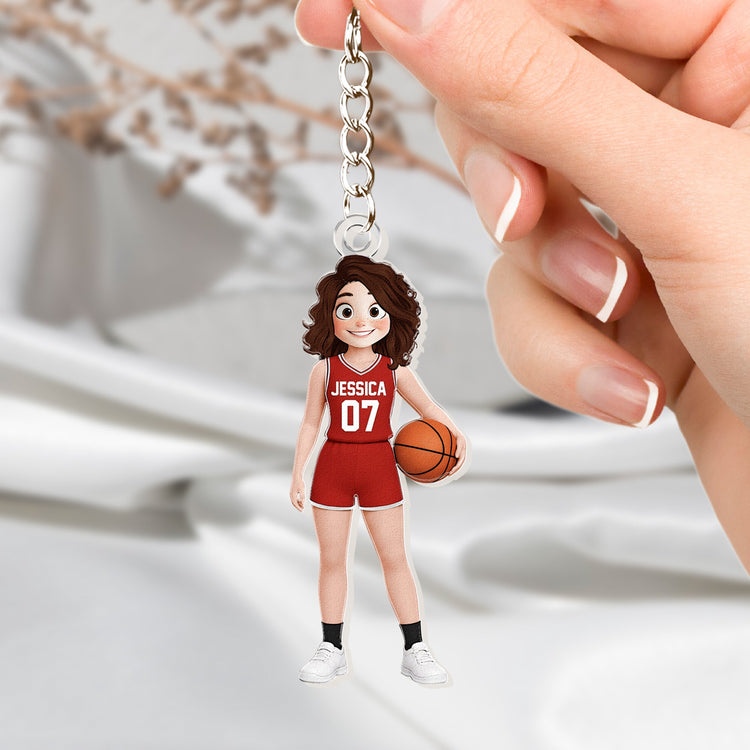 Basketball_Player_Gift_Personalized_Keychain_2