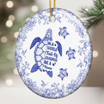 Be A Nana Turle Version Toile De Jouy - Personalized Ceramic Ornament