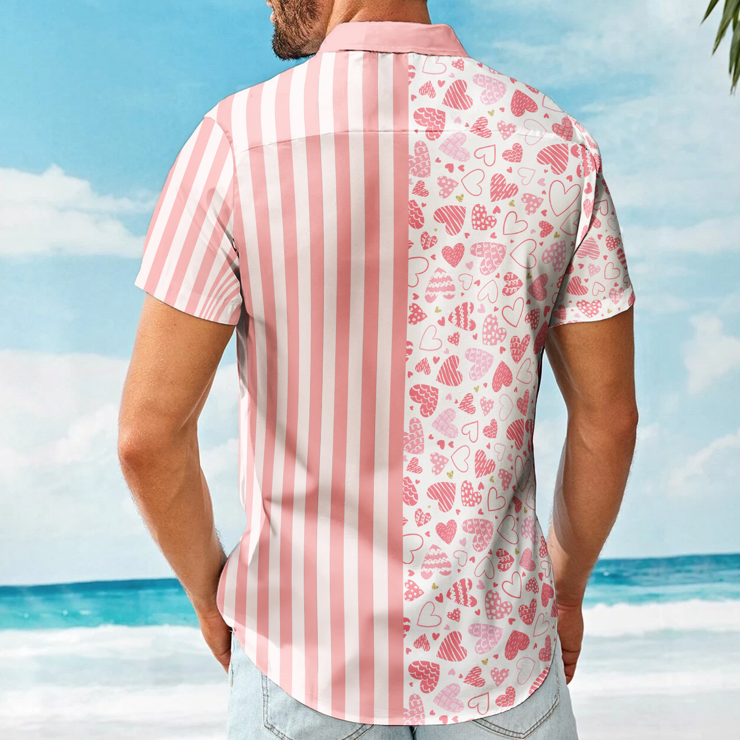 Be My Valentine - Personalized Photo Hawaiian Shirt