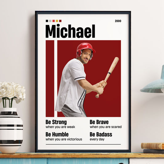 Be Strong When You Are Weak - Personalized Photo Poster