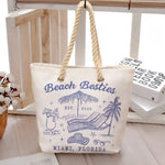 Beach Besties Girls Trip Summer Vacation Vacay Mode - Personalized Beach Bag