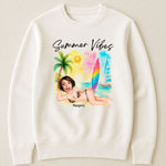 Beach Summer Vibes - Personalized Photo Shirt
