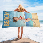 Beach Please - Personalized Photo Quick-Dry Beach Towel