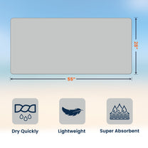 Beaching Not Teaching Teacher Summer Vibes - Personalized Quick-Dry Beach Towel