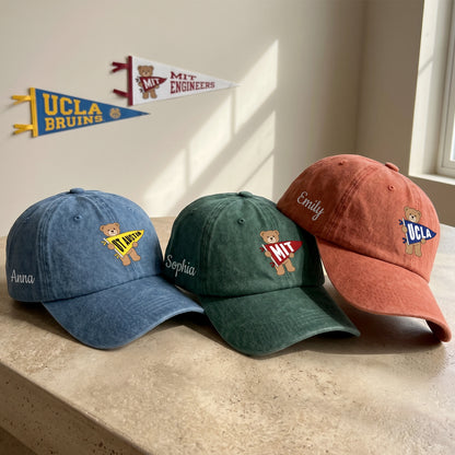 Bear-School-Spirit-Personalized-Cap-5