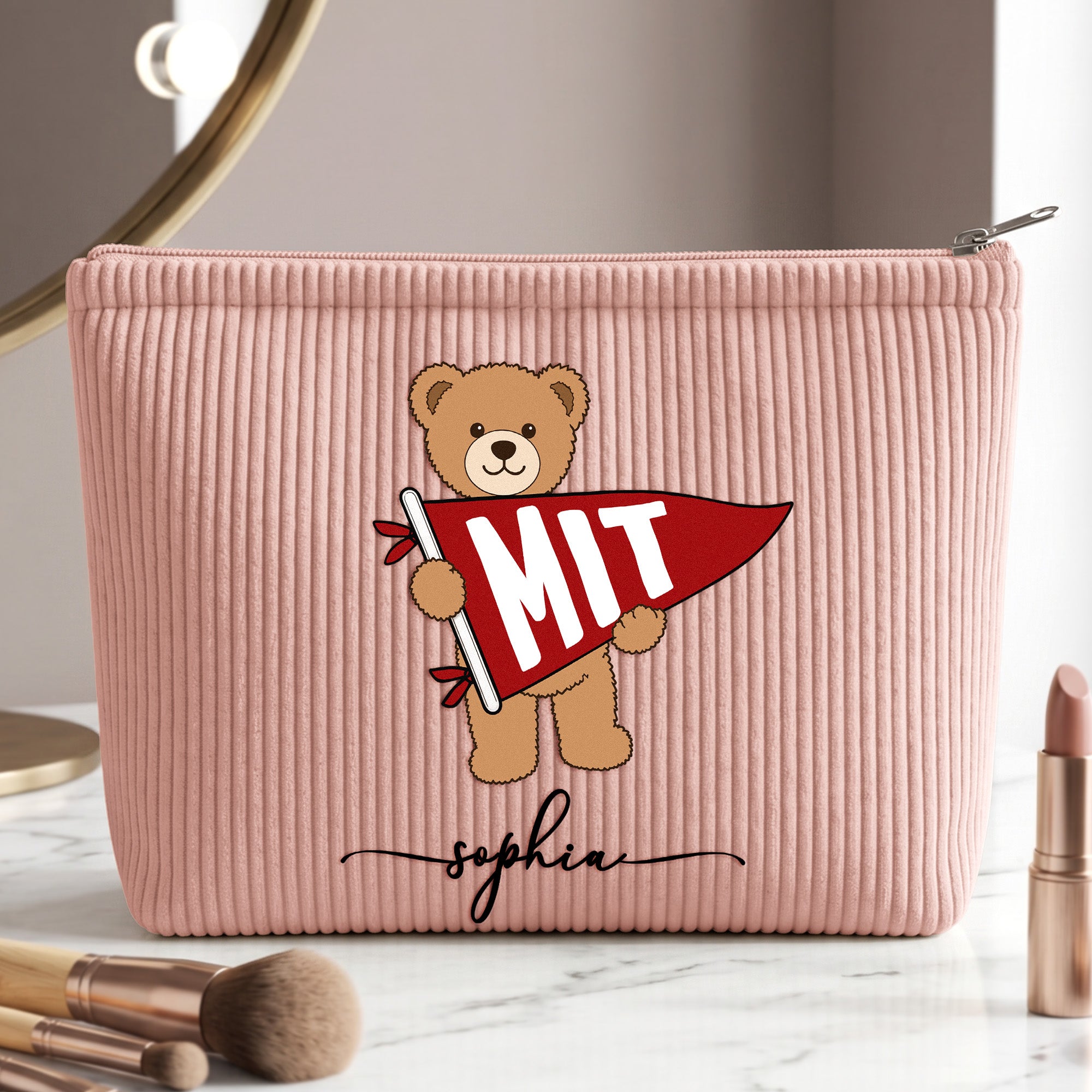 Bear-School-Spirit-Personalized-Makeup-Bag-1