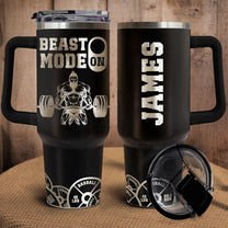 Beast Mode On - Personalized 40oz Tumbler