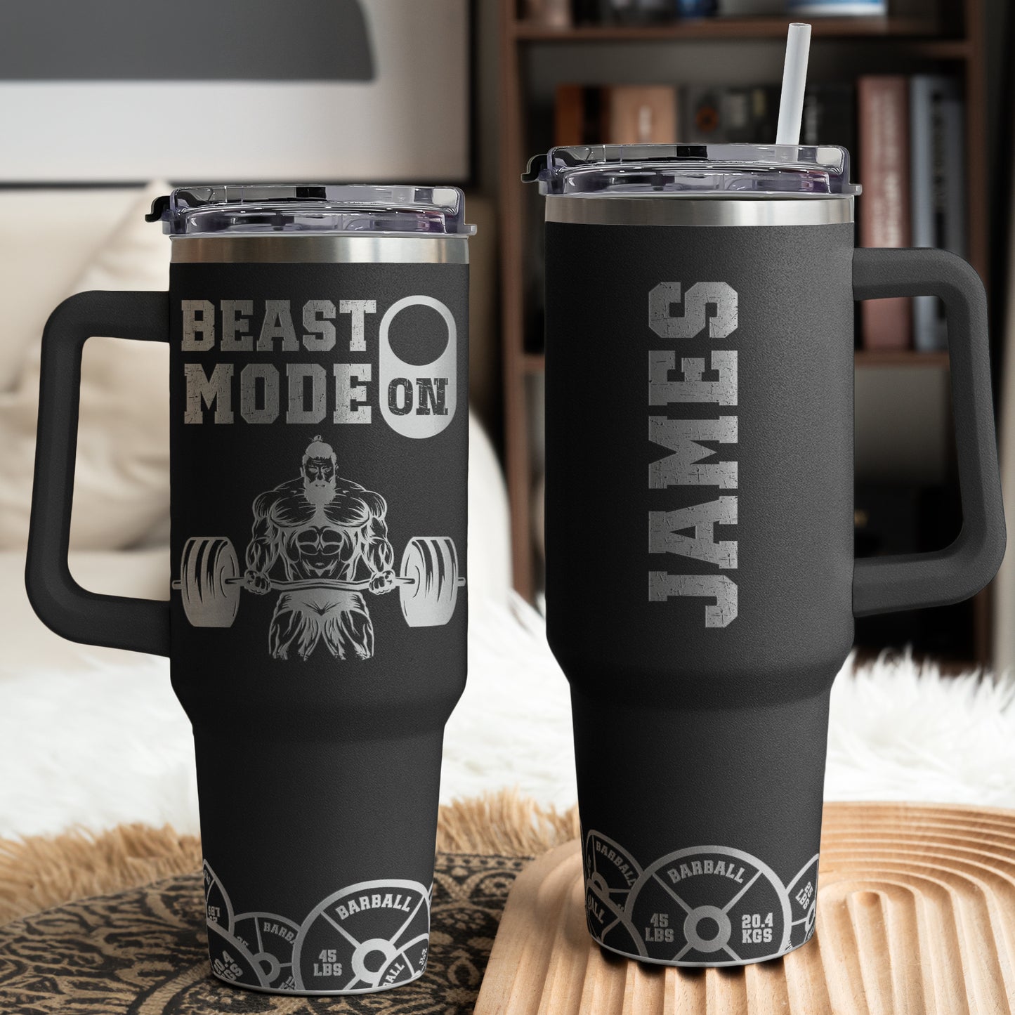 Beast Mode On - Personalized 40oz Tumbler