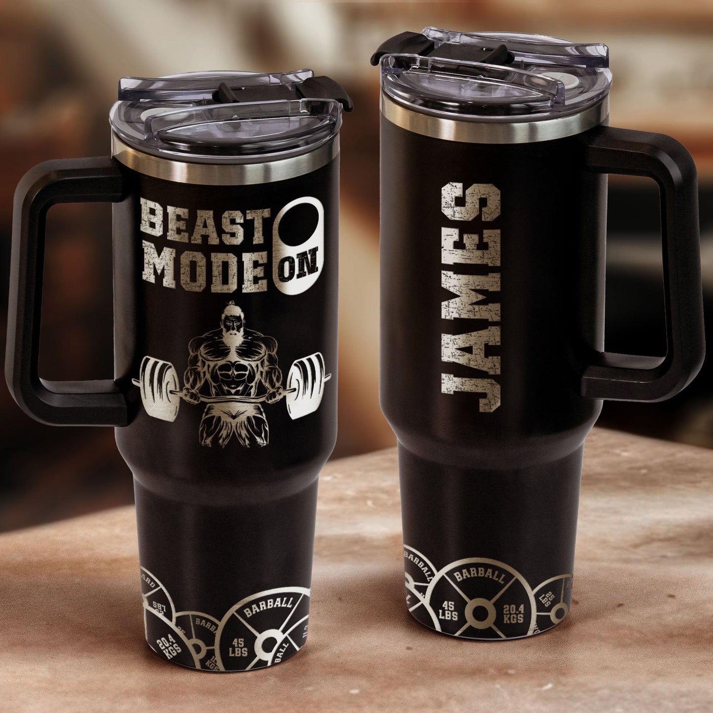 Beast Mode On - Personalized 40oz Tumbler