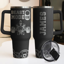 Beast Mode On - Personalized 40oz Tumbler