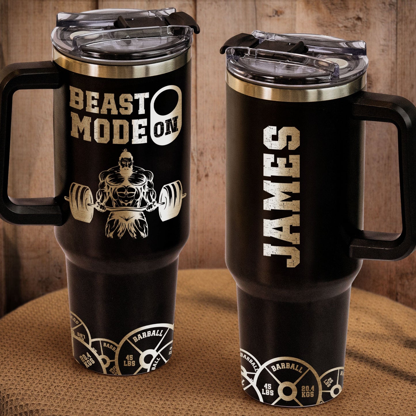 Beast Mode On - Personalized 40oz Tumbler