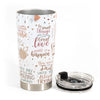 Beautiful, Strong, Worthy, Loved - Personalized Tumbler Cup