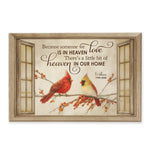 Because Someone We Love Is In Heaven Memorial Gift - Personalized Poster/Canvas