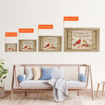 Because Someone We Love Is In Heaven Memorial Gift - Personalized Poster/Canvas