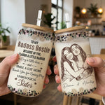 Because-Of-You-I-Laugh-A-Little-Harder-Friendship-Turn-Your-Photo-Into-Art-Personalized-Glass-Cup-1