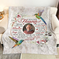 Before I Left For Heaven - Memorial Gift - Personalized Photo Blanket