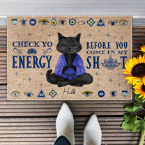 Before You Go In  - Personalized Doormat