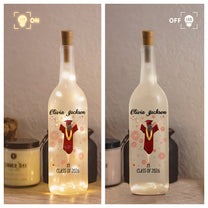 Behind You All Your Memories - Personalized Bottle Lamp