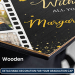 Behind You All Your Memories - Personalized Photo Graduation Cap Topper