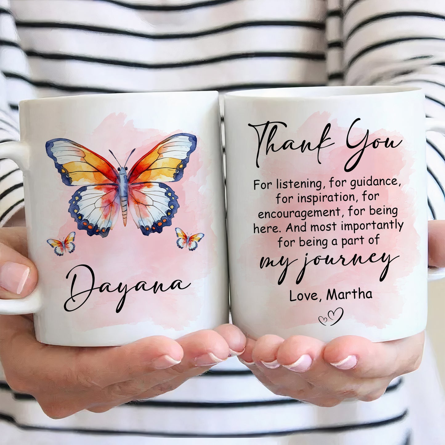 Being A Part Of My Journey - Personalized Mug