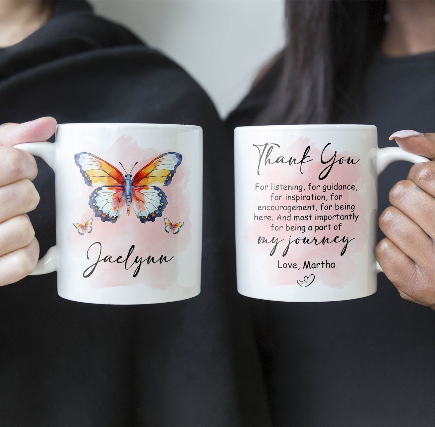 Being A Part Of My Journey - Personalized Mug