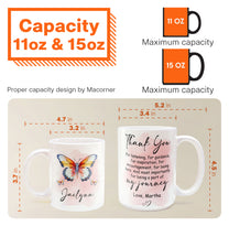 Being A Part Of My Journey - Personalized Mug