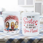 Being My Sister Is The Only Gift You Need - Personalized Mug