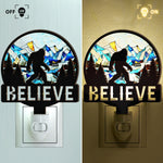 Believe - Personalized Wood And Acrylic Night Light
