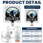 Believe - Personalized Wood And Acrylic Night Light