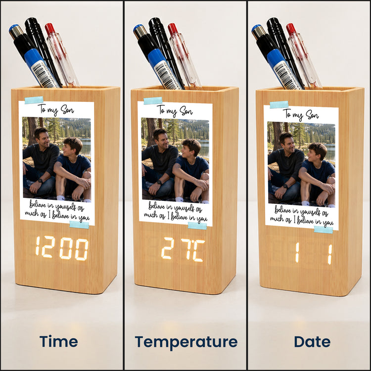 Believe-In-Yourself-As-Much-As-I-Believe-In-You-Personalized-Pen-Holder-With-Clock-4