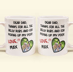 Belly Rubs And Picking Up Poop - Personalized Photo Mug
