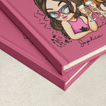 Best B!Tches Best Friends Forever Burn Book Style Themed - Personalized Hardcover Journal