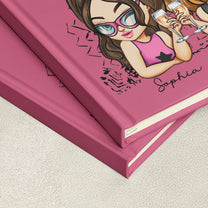 Best B!Tches Best Friends Forever Burn Book Style Themed - Personalized Hardcover Journal
