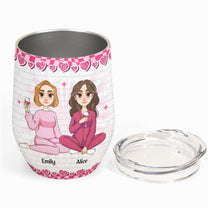 Best Bitches,Alcohol Tolerating, Bonding Over - Personalized Wine Tumbler