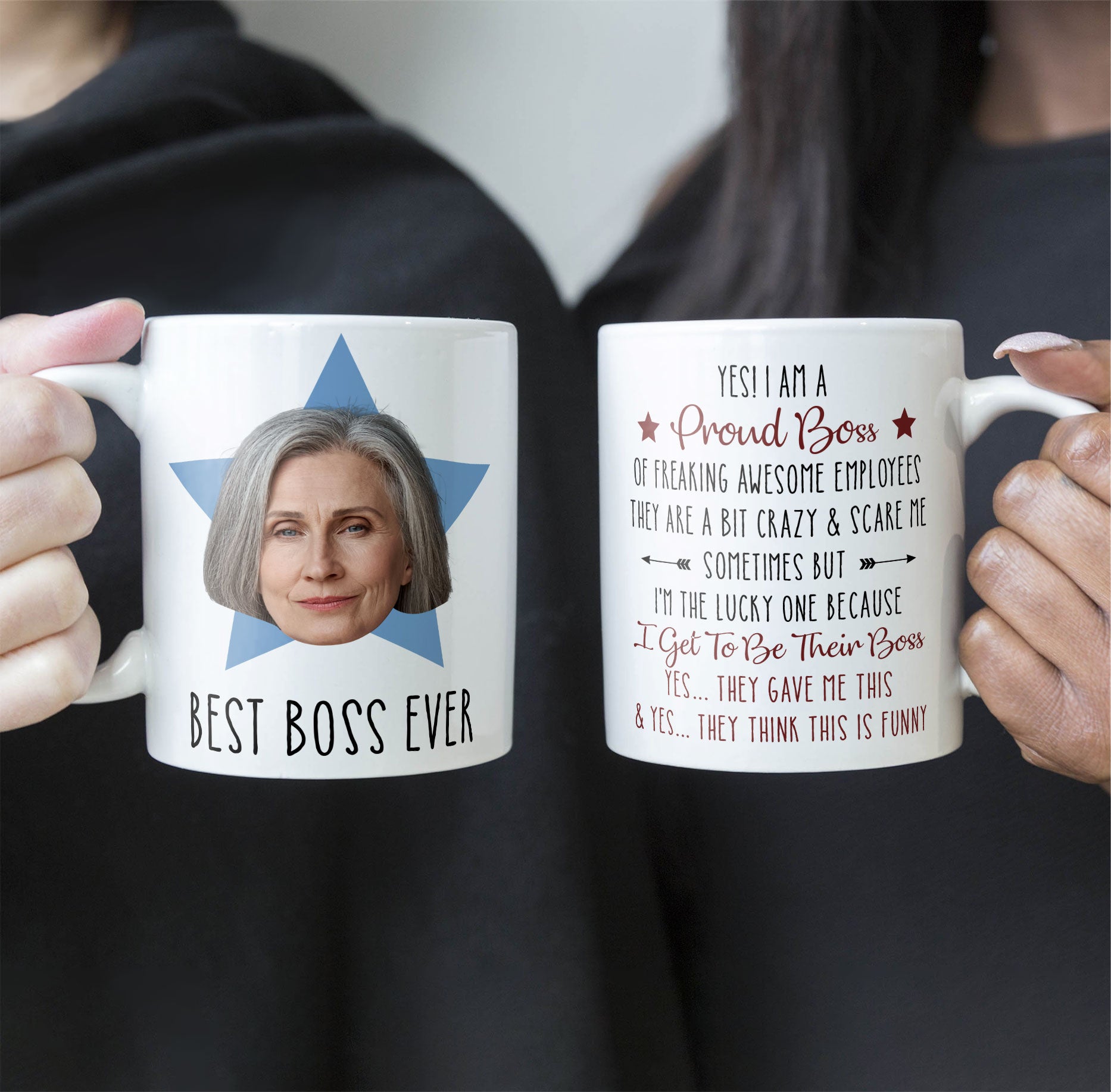 Best Boss Ever - Personalized Photo Mug
