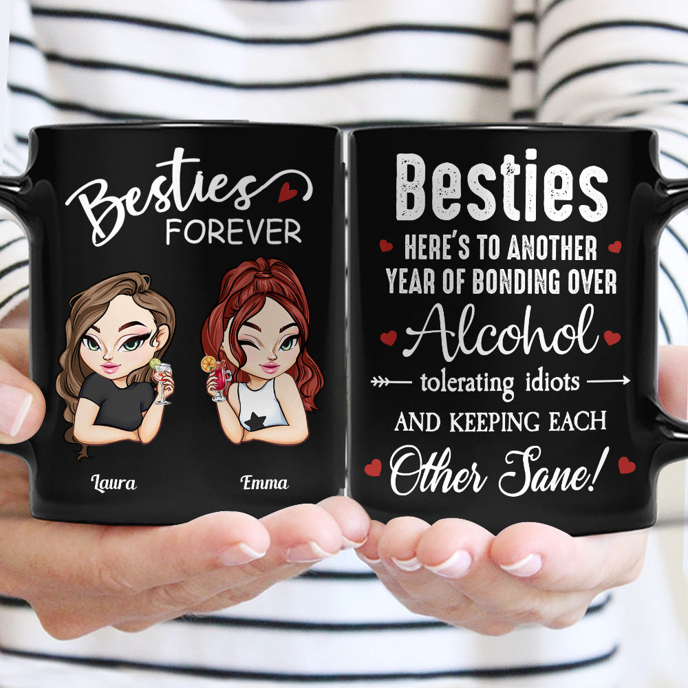 Best B*tches Here's To Another Year - Personalized Mug