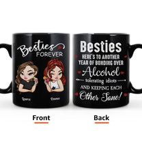 Best B*tches Here's To Another Year - Personalized Mug