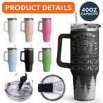 Best Buckin' Dad Ever Custom Kids Names - Personalized 40oz Tumbler