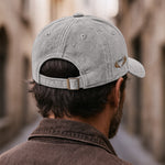 Best Buckin' Dad Ever - Customized With Kids' Names - Personalized Distressed Denim Cap