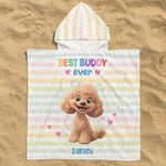 Best Buddy Ever - Personalized Kids Hooded Towel