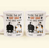 Best Cat Dad In The Hole World - Personalized Mug