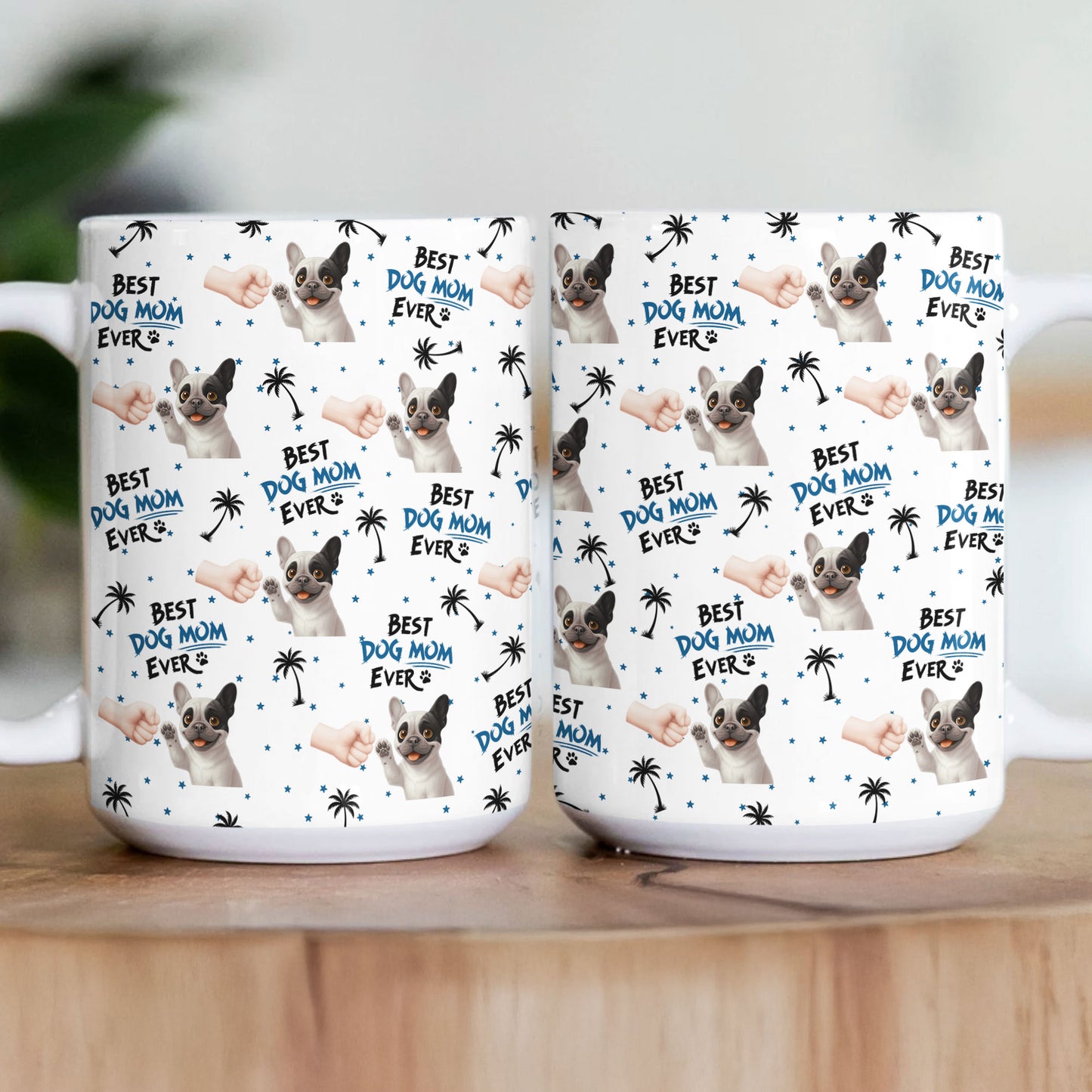 Best Cat Dad, Dog Mom Ever - New Version - Personalized Mug