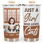 Best Cat Mom Ever - New Theme - Personalized Tumbler Cup