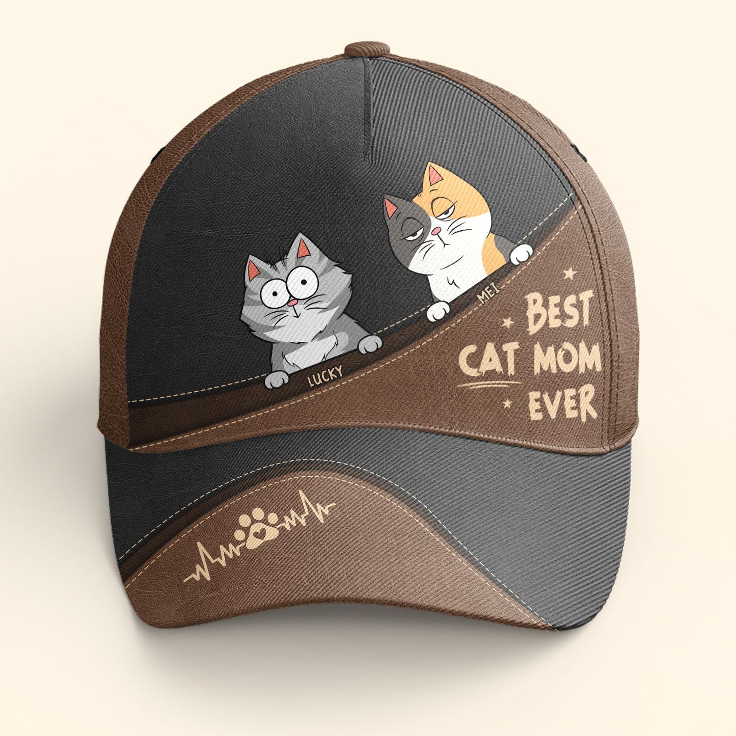 Best Cat Mom Ever - Personalized Classic Cap