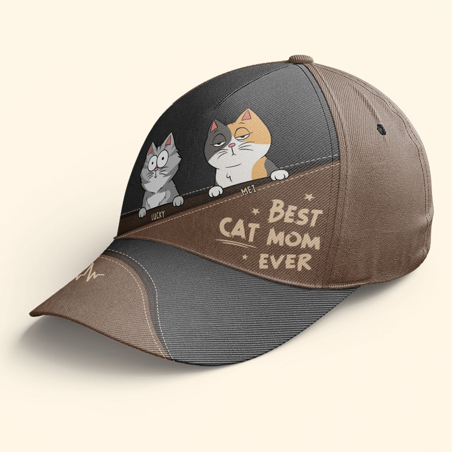 Best Cat Mom Ever - Personalized Classic Cap