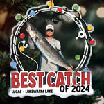 Best Catch Of 2026 - Personalized Acrylic Photo Ornament