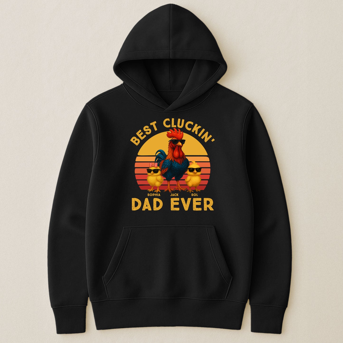 Best Cluckin' Dad Ever - Funny Father's Day Gifts - Personalized Shirt