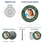 Best Dad By Par - Personalized Golf Ball Marker