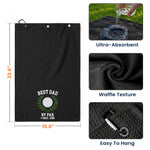 Best Dad By Par - Personalized Golf Towel
